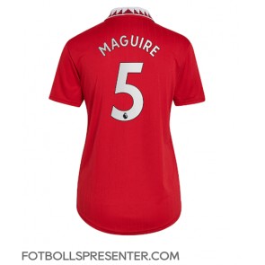 Manchester United Harry Maguire #5 Hemma Matchtröja Dam 2022-23 Kortärmad
